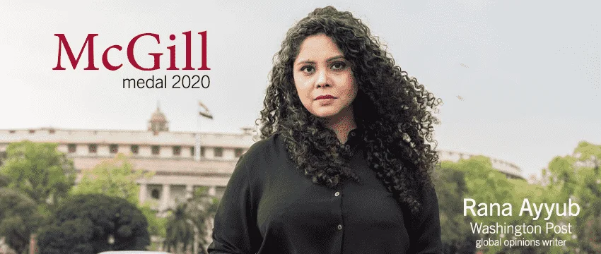 McGrill medeal 2022 - Rana Ayyub