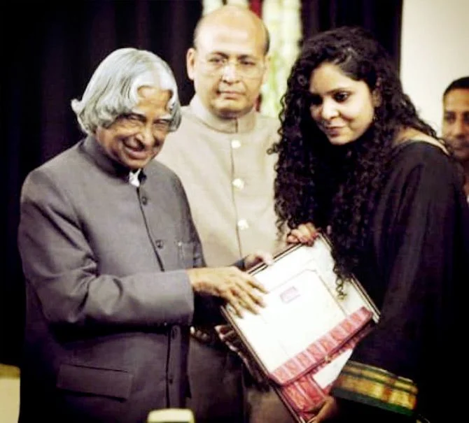 Rana Ayyub with A.P.J Abdul Kalam